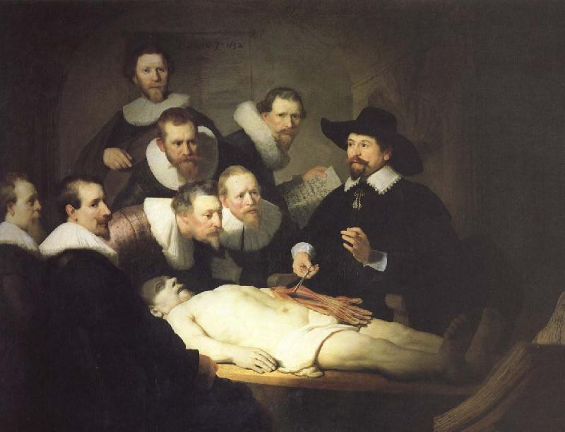 Rembrandt Peale Anatomy Lesson of Dr. Du Pu Germany oil painting art